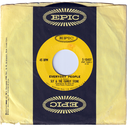 Sly & The Family Stone - Everyday People / Sing A Simple Song [Styrene, Pitman Pressing]