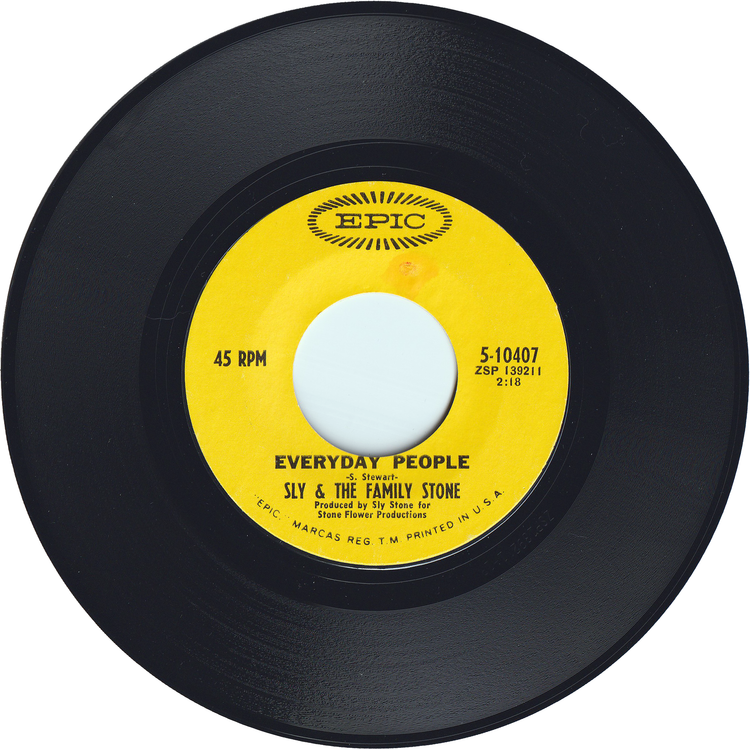 Sly & The Family Stone - Everyday People / Sing A Simple Song [Styrene, Pitman Pressing]