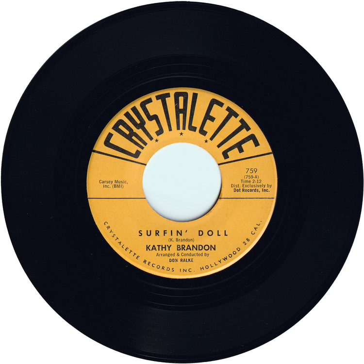 Kathy Brandon - Surfin' Doll / A Boy To Love Me
