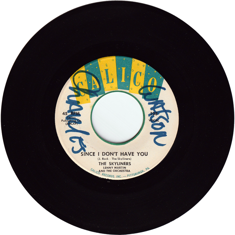 The Skyliners - Since I Don't Have You / One Night, One Night