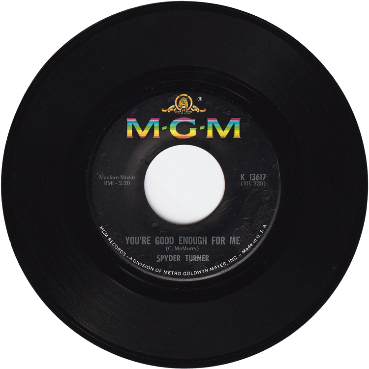 Spyder Turner - Stand By Me / You're Good Enough For Me
