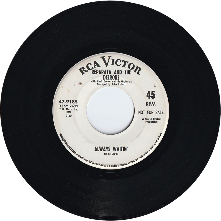 Reparata & The Delrons - I Can Hear The Rain / Always Waitin' [Promo]