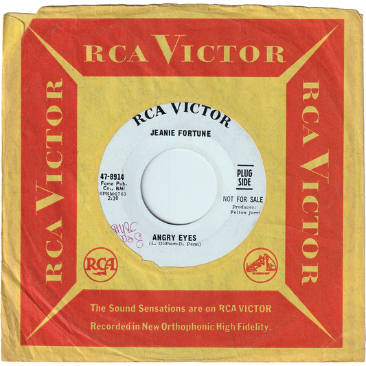 Jeanie Fortune - Angry Eyes / Keep Me [Promo]