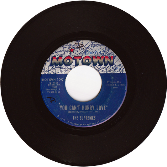 The Supremes - You Can't Hurry Love / Put Yourself In My Place [Vinyl, Rockaway Pressing]