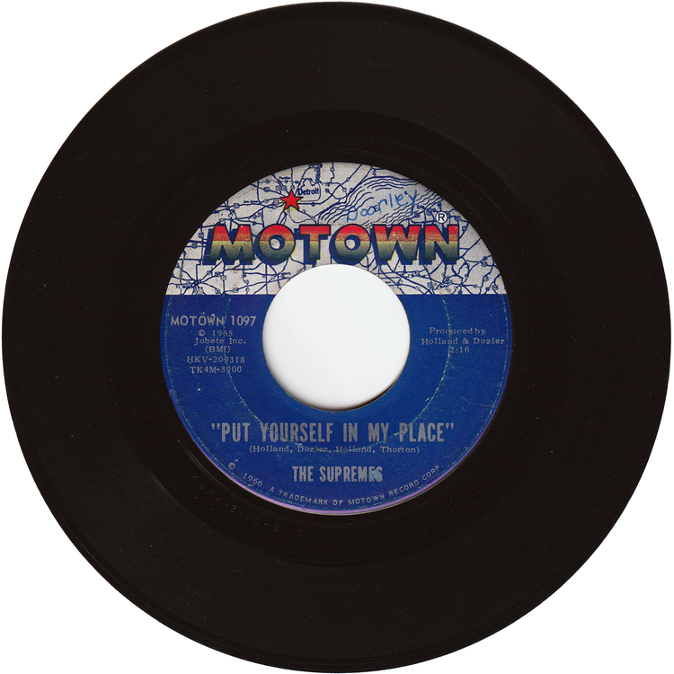 The Supremes - You Can't Hurry Love / Put Yourself In My Place [Vinyl, Rockaway Pressing]