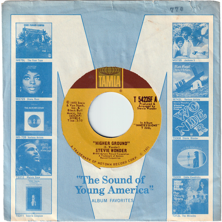 Stevie Wonder - Higher Ground / Too High