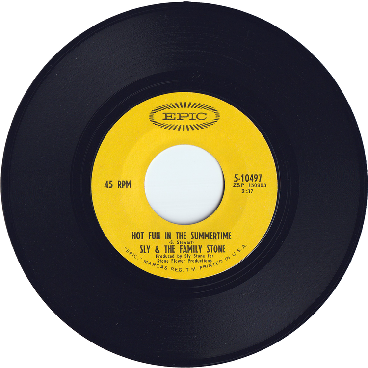 Sly & The Family Stone - Fun / Hot Fun In The Summertime [Styrene, Terre Haute Pressing]
