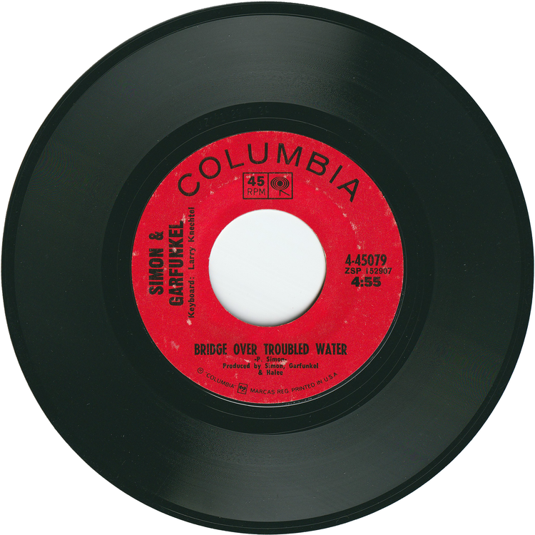 Simon & Garfunkel - Bridge Over The Troubled Water / Keep The Customer Satisfied [Styrene, Terre Haute Pressing]