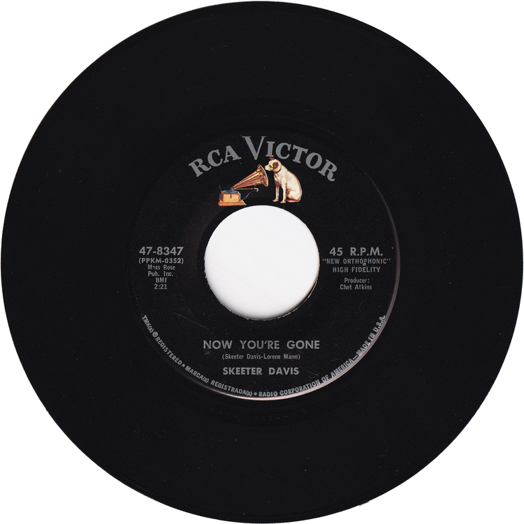 Skeeter Davis - Gonna Get Along Without You Now / Now You're Gone [Hollywood Pressing]