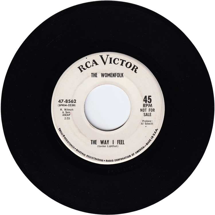 The Womenfolk - My Heart Tells Me To Believe / The Way I Feel [Promo]