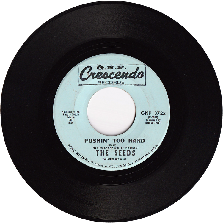 The Seeds - Pushin' Too Hard / Try To Understand [Vinyl, Hollywood Pressing]