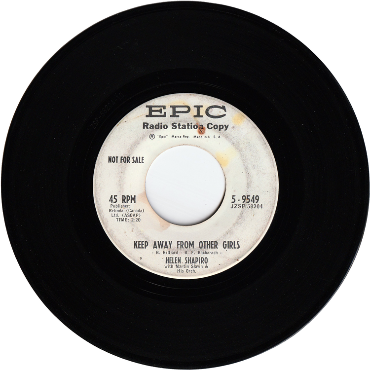 Helen Shapiro - Keep Away From Other Girl / Little Miss Lonely [Promo]