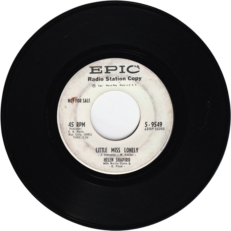 Helen Shapiro - Keep Away From Other Girl / Little Miss Lonely [Promo]