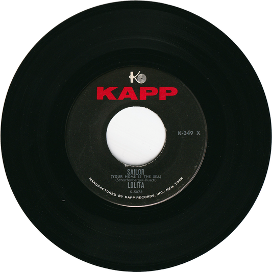 Lolita - Sailor (Your Home Is The Sea) / La Luna [Vinyl, Rockaway Pressing]