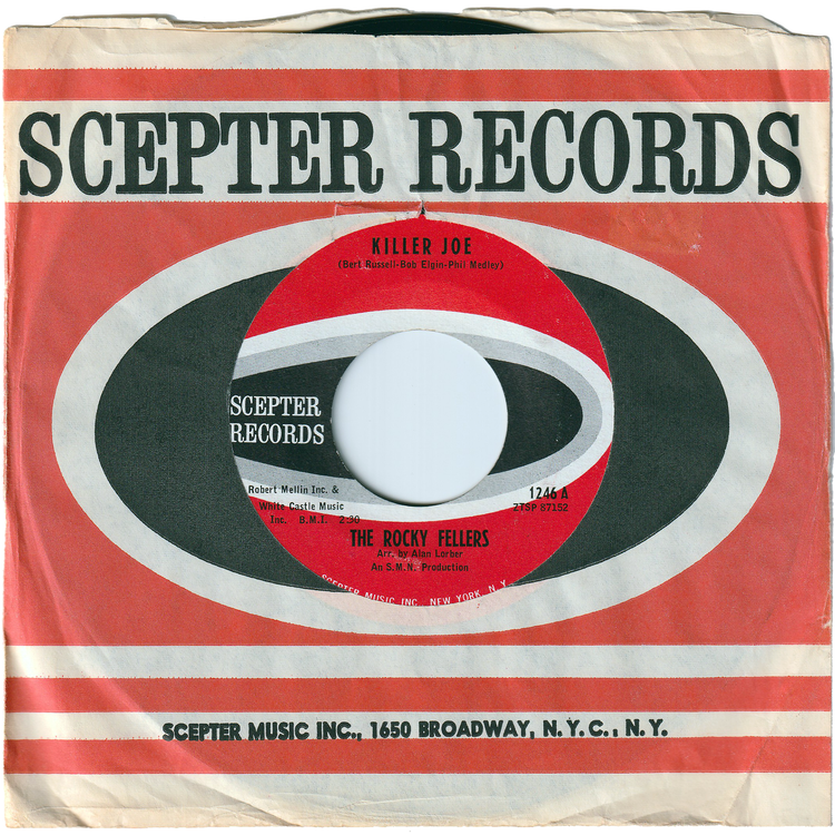 The Rocky Fellers - Killer Joe / Lonely Teardrops [Styrene, Bridgeport Pressing]