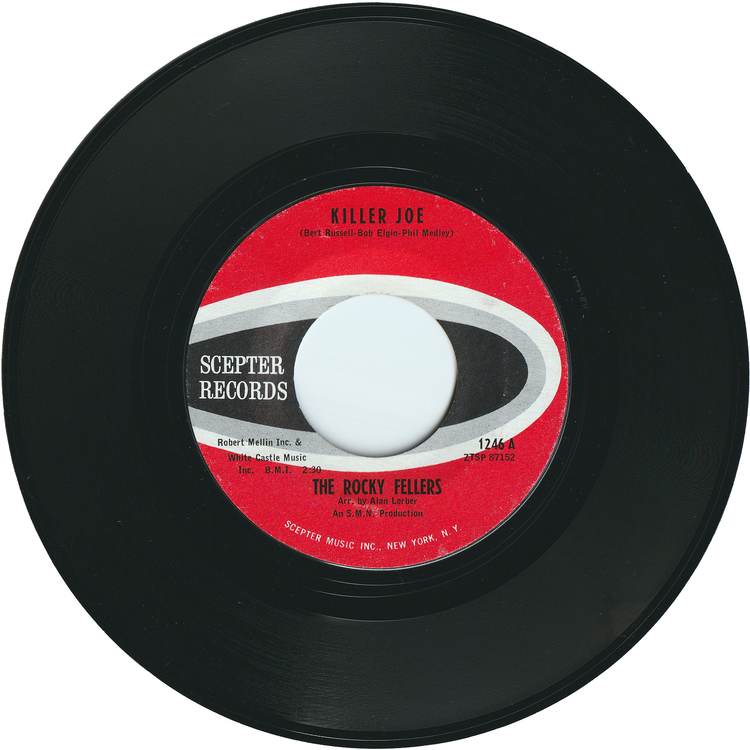 The Rocky Fellers - Killer Joe / Lonely Teardrops [Styrene, Bridgeport Pressing]
