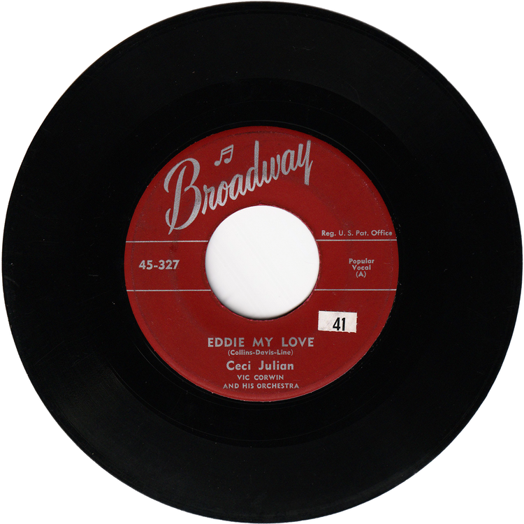 Ceci Julian - Eddie My Love / A Tear Fell