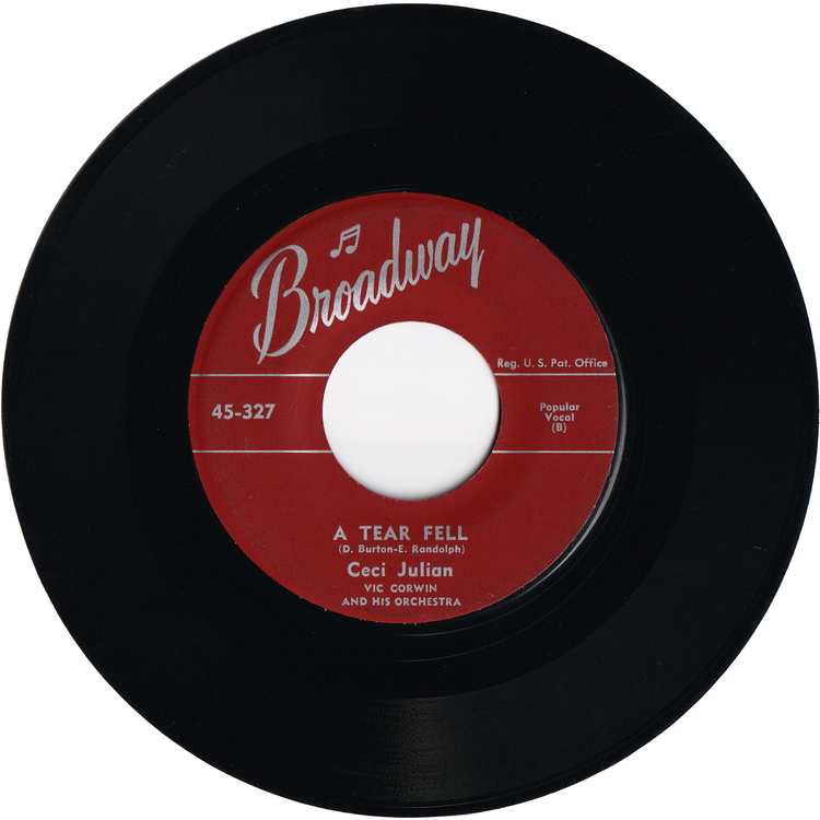 Ceci Julian - Eddie My Love / A Tear Fell