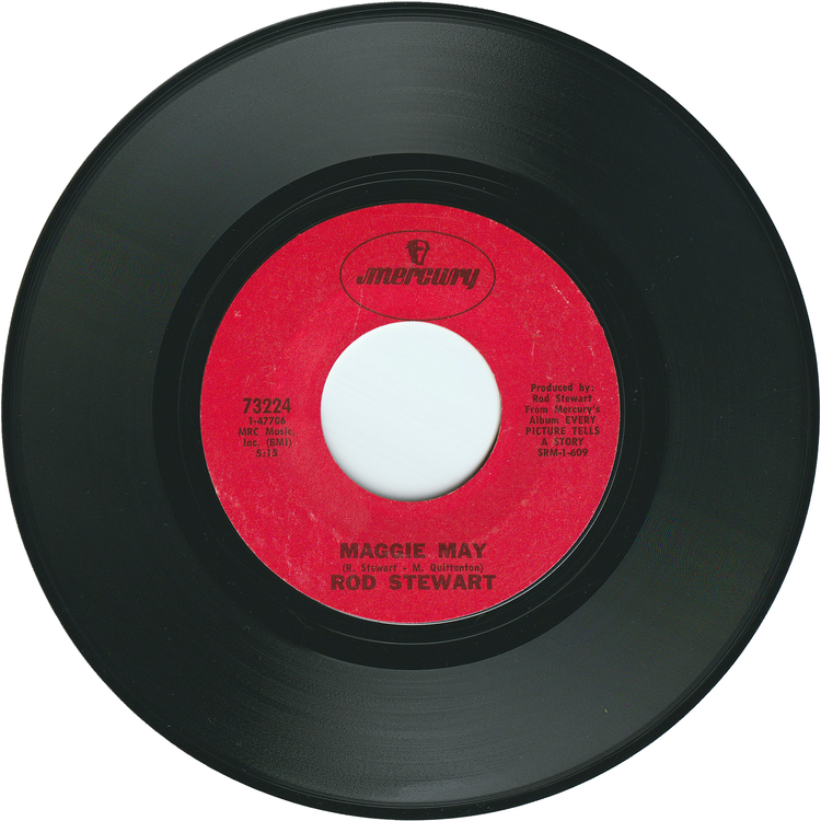 Rod Stewart - Maggie May / Reason To Believe [Styrene, Red Label, 1st Pressing]