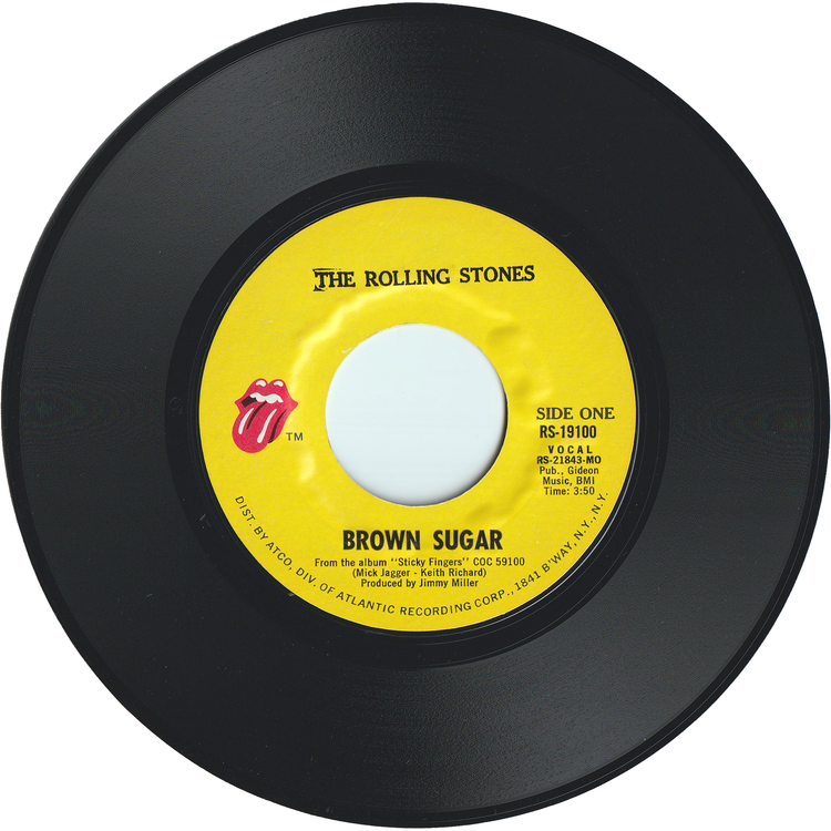 The Rolling Stones - Brown Sugar / Bitch [Styrene, MO - Monarch Pressing]