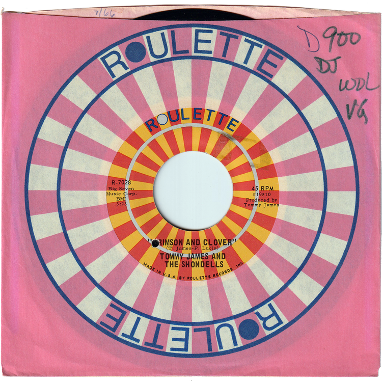 Tommy James & The Shondells - Crimson & Clover / Some Kind of Love [Vinyl, Indianapolis Pressing]