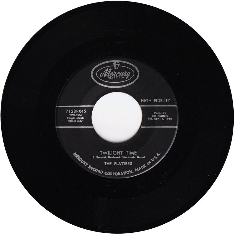 The Platters - Twilight Time / Out Of My Mind