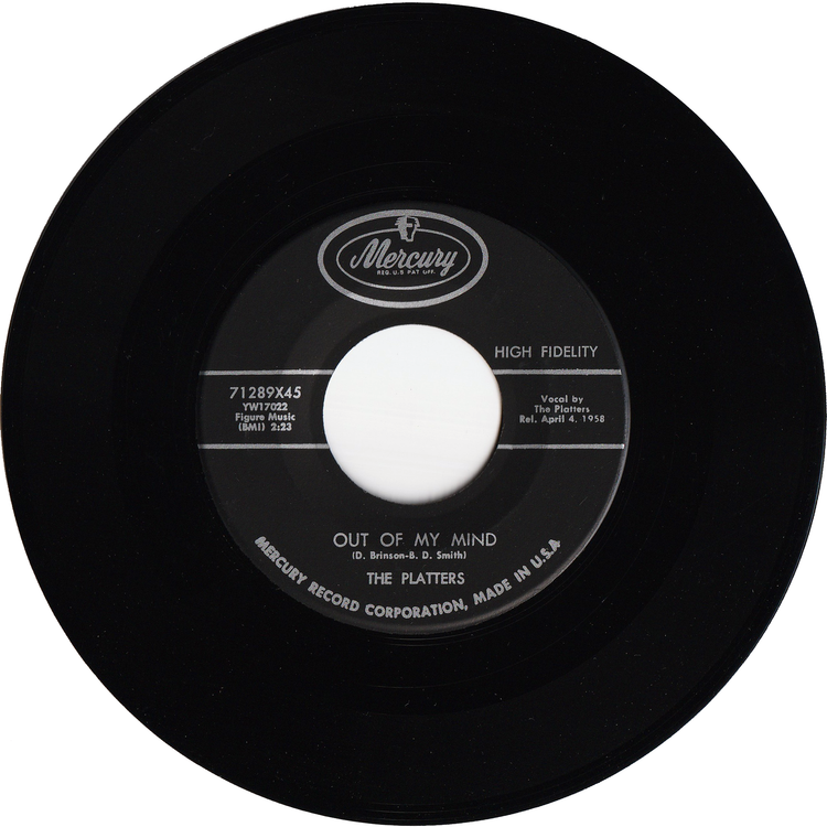 The Platters - Twilight Time / Out Of My Mind