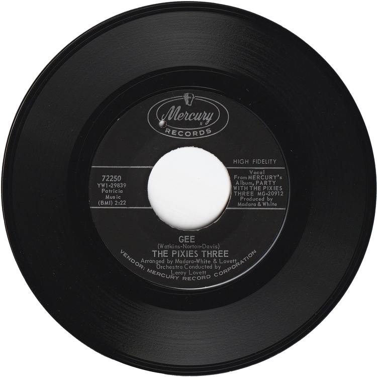 The Pixies Three - Gee / After The Party