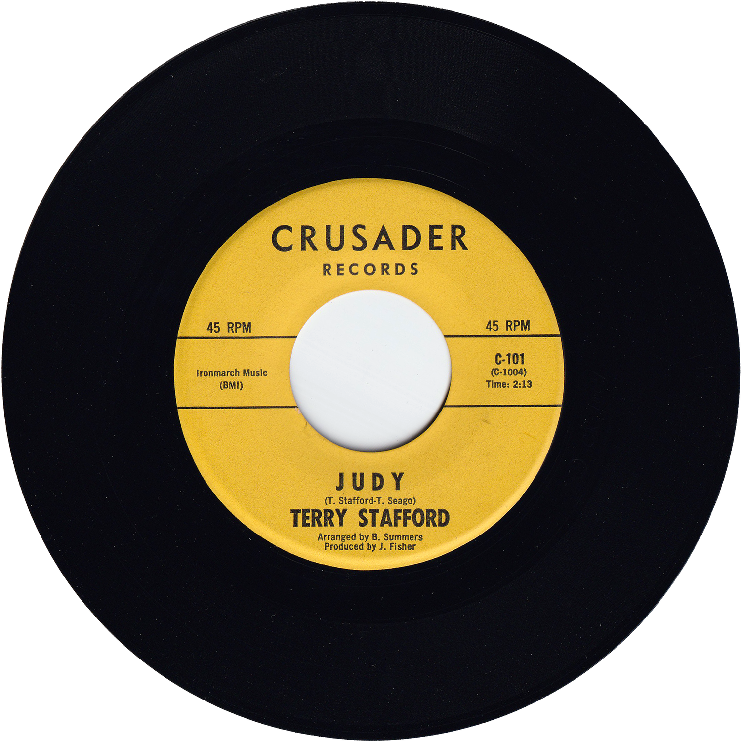 Terry Stafford - Suspicion / Judy [Vinyl, ALC Pressing] – NIGHT