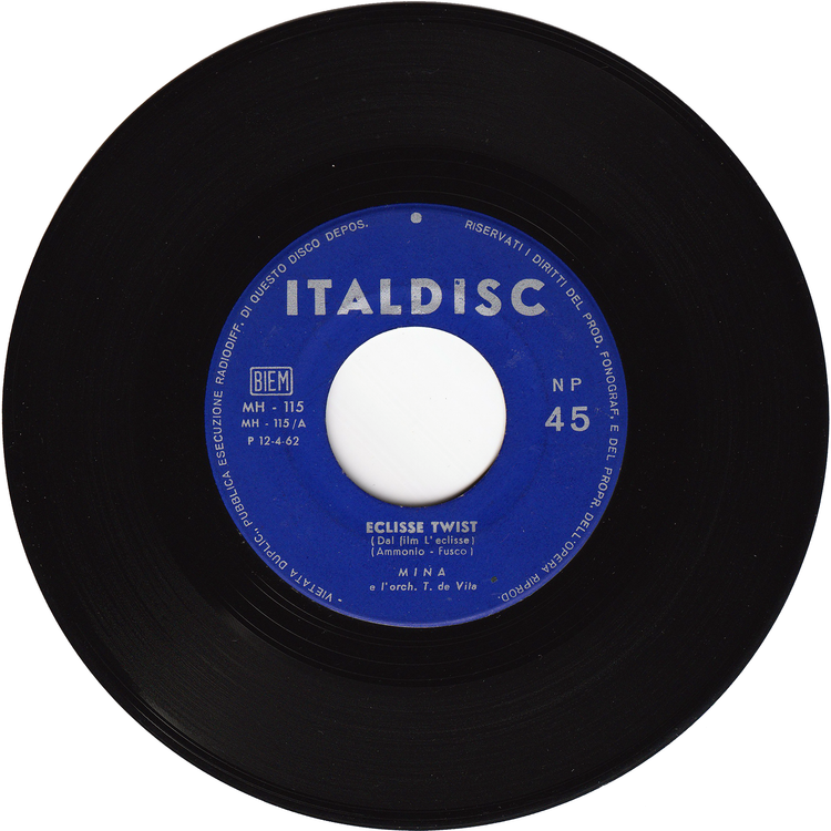 Mina - Eclisse Twist / Renato [Italy]