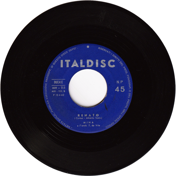 Mina - Eclisse Twist / Renato [Italy]