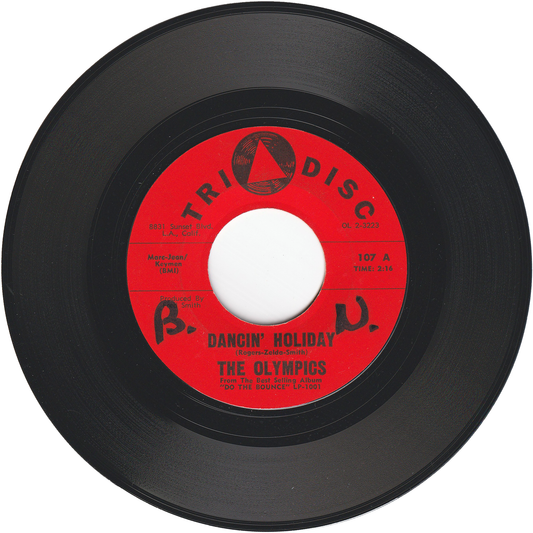 The Olympics - Dancin' Holiday / Do The Slauson Shuffle
