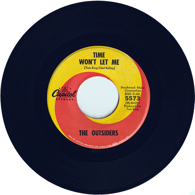 The Outsiders - Time Won't Let Me / Was It Really Real [Scranton Pressing]