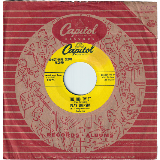 Plas Johnson - The Big Twist / Come Rain Or Come Shine [Promo]
