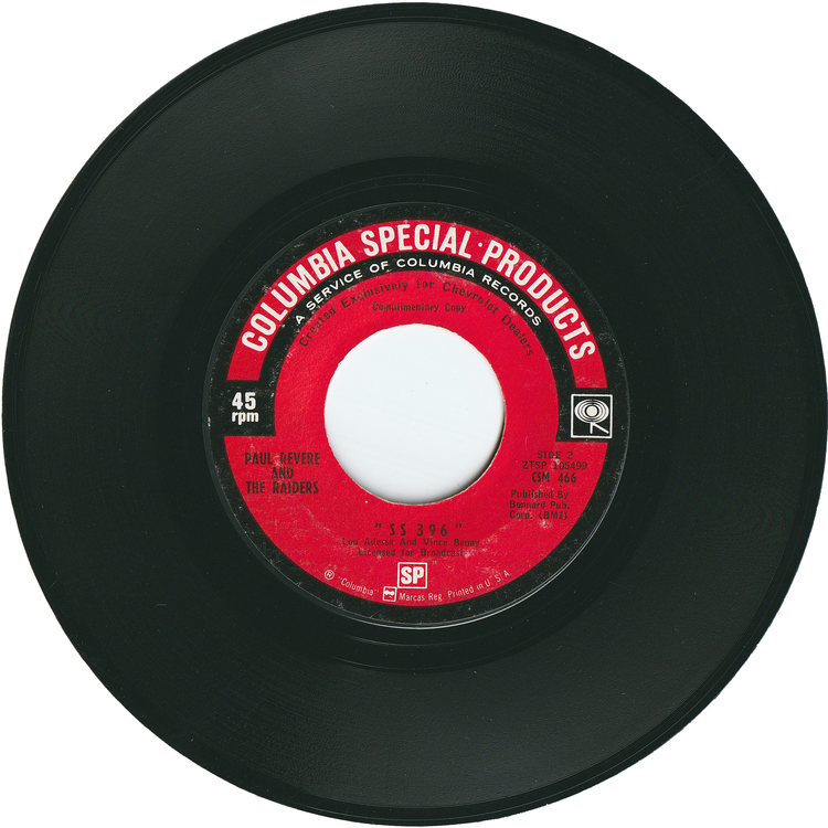 Paul Revere & The Raiders - SS 396 / The Cyrkle - Camaro