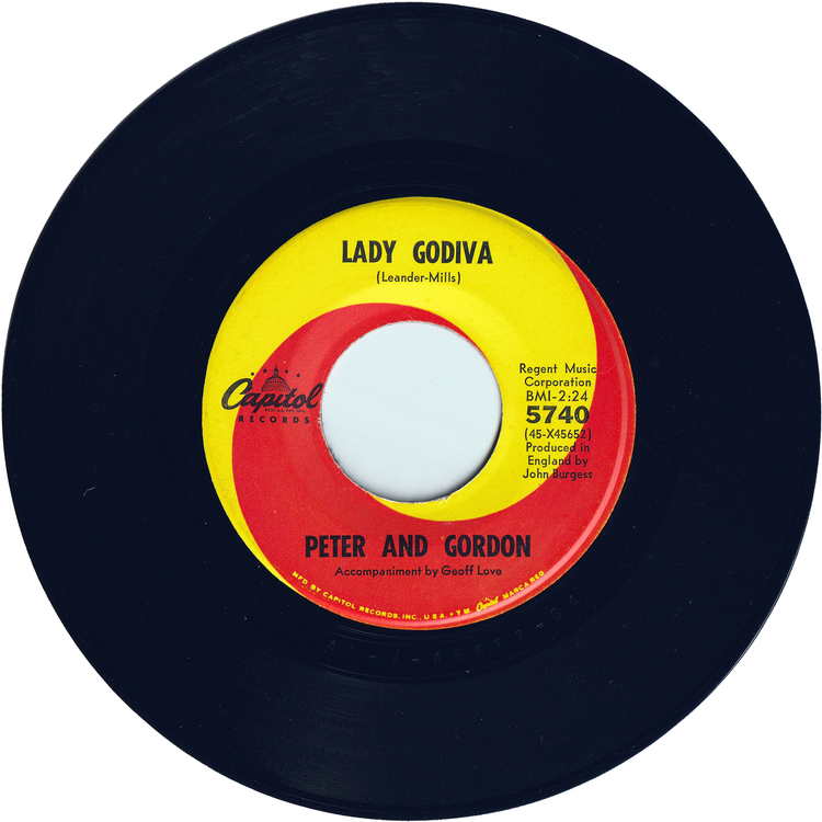Peter & Gordon - Lady Godiva / Morning's Calling