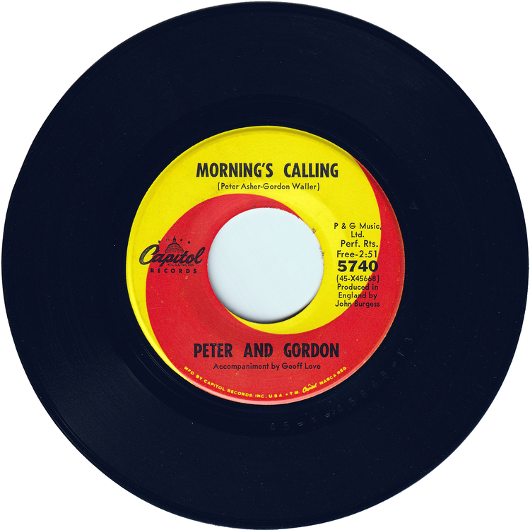 Peter & Gordon - Lady Godiva / Morning's Calling