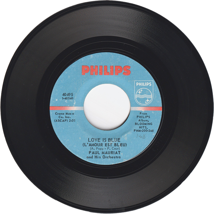 Paul Mauriat - Love Is Blue (L'amour Est Bleu) / Sunny