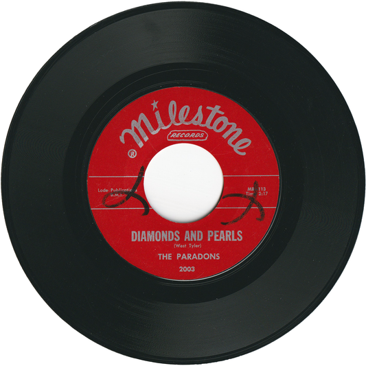 The Paradons - Diamonds & Pearls / I Want Love [1st.press, Maroon Label]