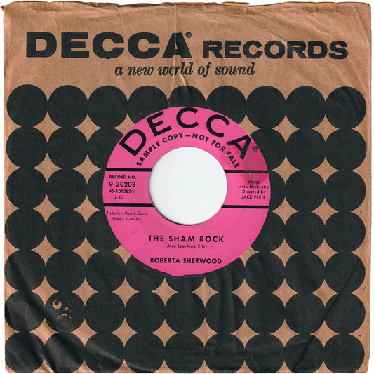 Roberta Sherwood - The Sham Rock / What Does It Matter? [Promo]