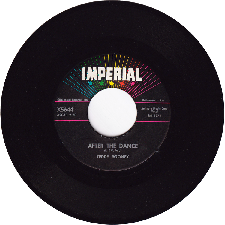 Teddy Rooney - Bite Your Tongue / After The Dance