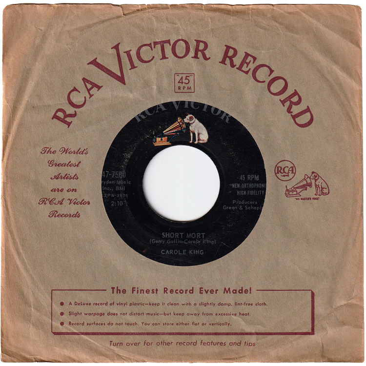 Carole King - Short Mort / Queen Of The Beach