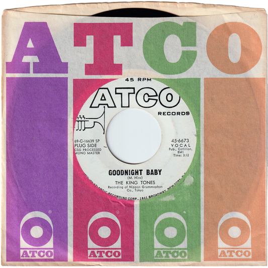 The King Tones - Good Night, Baby / Like A Castoff Puppy [Promo]