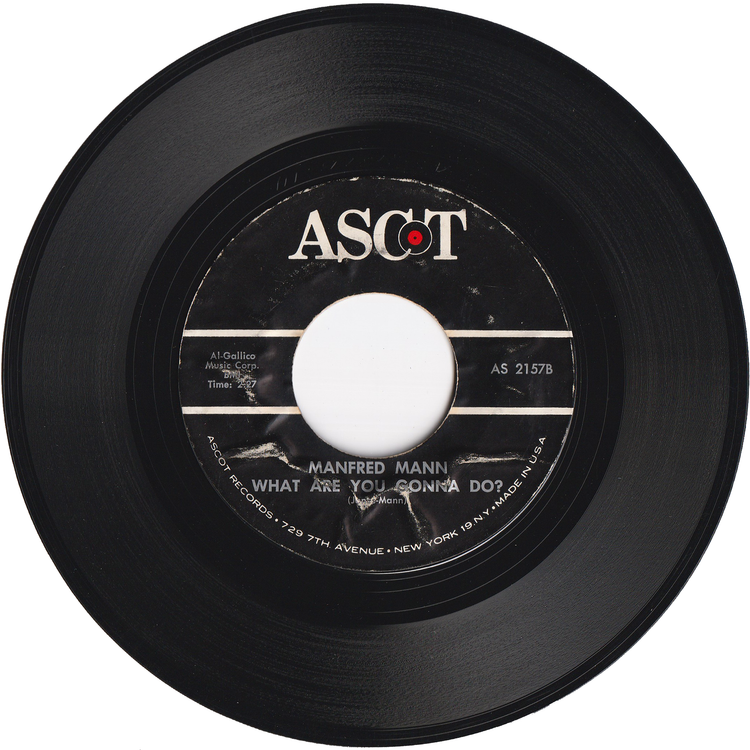 Manfred Mann - Do Wah Diddy Diddy / What You Gonna Do? [Styrene, Monarch Pressing]
