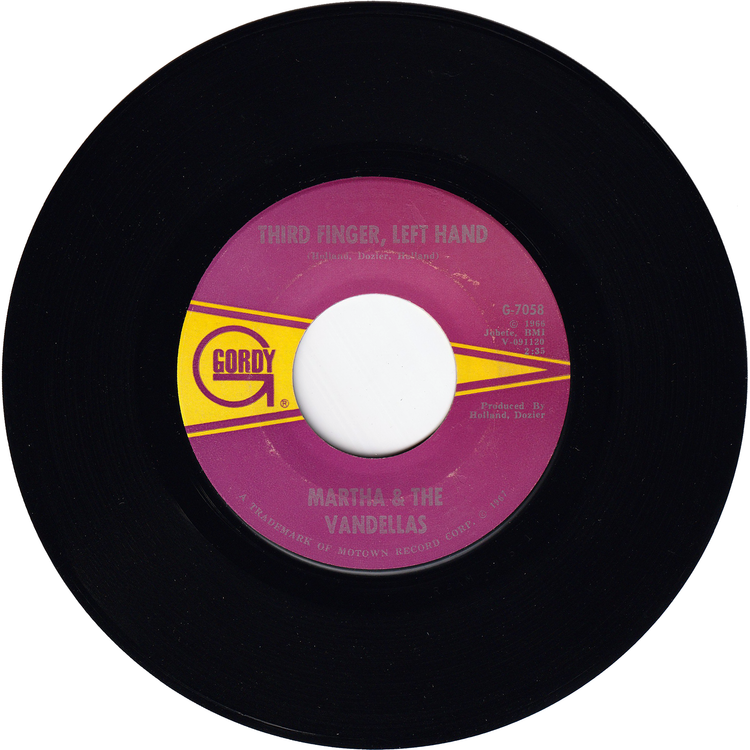 Martha & The Vandellas - Jimmy Mack / Third Finger, Left Hand