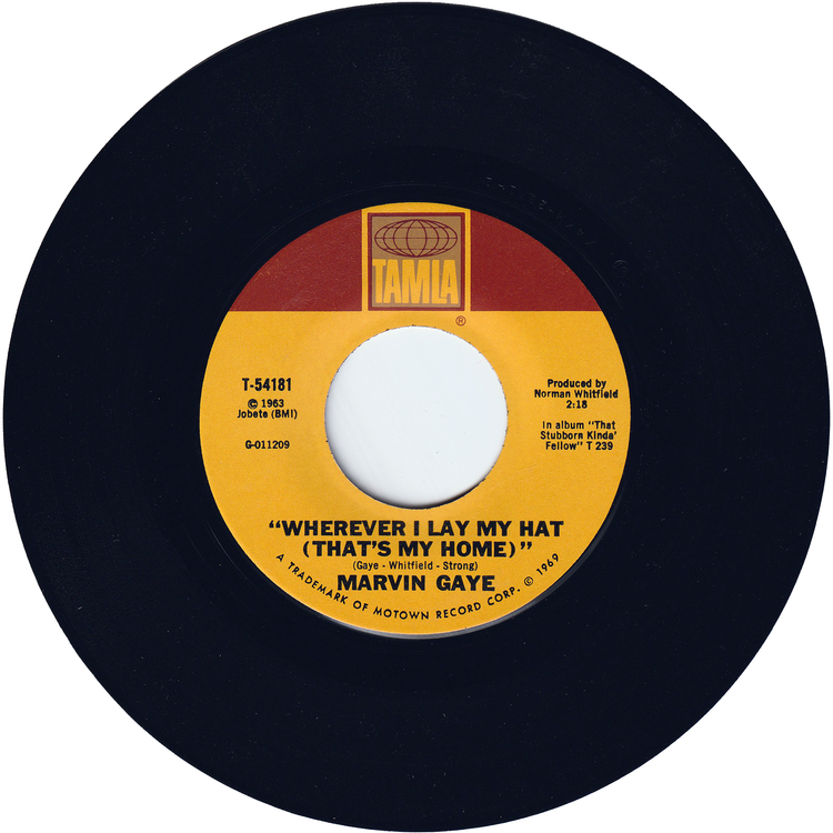 Marvin Gaye - Too Busy Thinking About My Baby / Where I Lay My Hat (That's My Home)