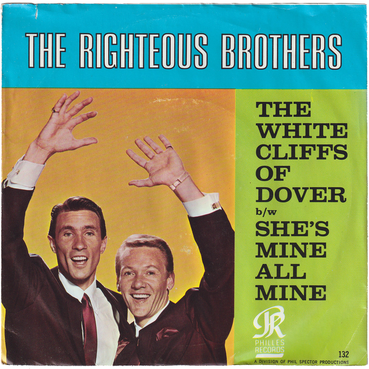 The Righteous Brothers - The White Cliffs Of Dover / She's Mine, All Mine [Promo, w/PS]