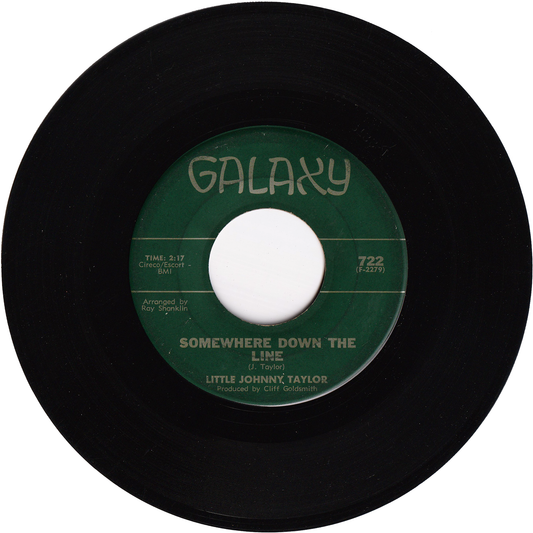 Little Johnny Taylor - Somewhere Down The Line / Part Time Love