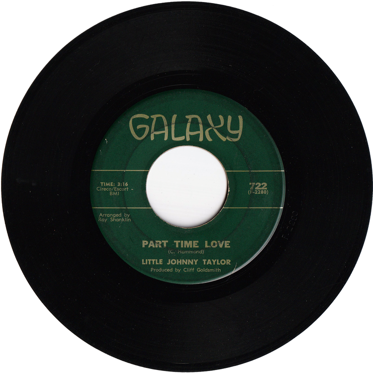 Little Johnny Taylor - Somewhere Down The Line / Part Time Love