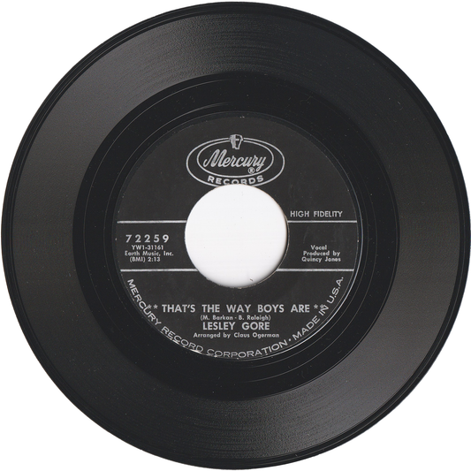 Lesley Gore - That's The Way Boys Are / That's The Way The Ball Bounces